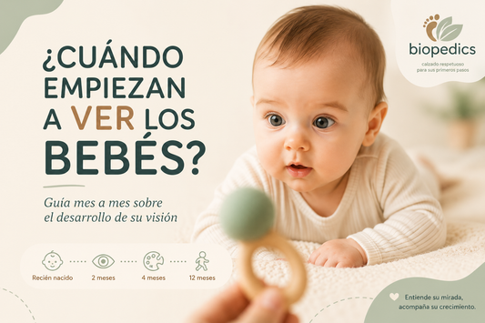 ¿Cuándo empiezan a ver los bebés? Guía mes a mes sobre el desarrollo de su visión